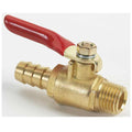 Moeller 033306-10 Brass Shut-Off Valve, 1/4 in. NPT x 3/8 in. Barb