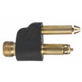 Moeller Marine 1/4 in. NPT Fuel Tank Connector 033477-10, Male Two-Prong Clip Style, Mercury 1998 and Newer Engines