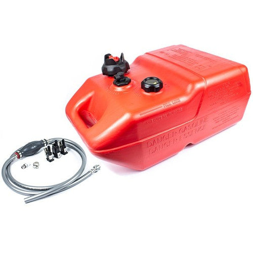 Moeller Marine 053701-10-1 All-in-1 Fuel Tank Combo Package, 6 Gallon, Fits 1998+ Mercury, Johnson/Evinrude, Yamaha Outboards
