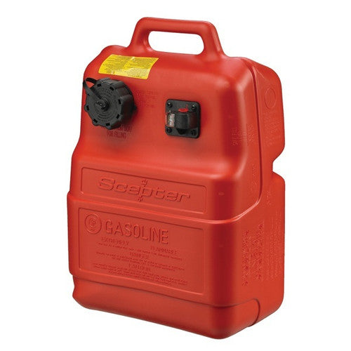 Scepter Above Deck Portable Marine Fuel Tank - 1/4 NPT Fitting, Available in 3.2 to 6.6 Gallon