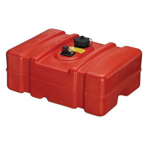 Scepter 12 Gallon Low Profile Portable Fuel Tank, 24.5 x 18.1 x 11.5 Inches, Red