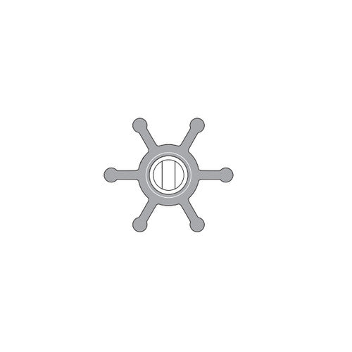 Johnson Pump 09-808B-1 F35 Impeller Kit 1.58 Inch, Replaces Jabsco 22405-0001, Volvo Penta MB/MD