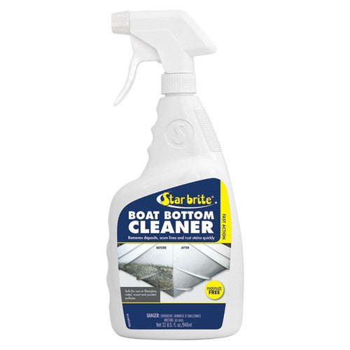 Star brite Heavy Duty Boat Bottom Cleaner - 32 oz Hull Cleaner for Fiberglass, Wood, Iron and Painted Surfaces