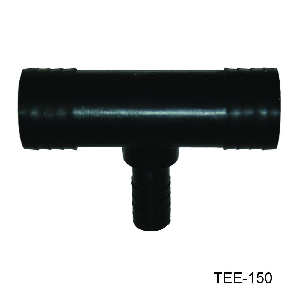 T-H Marine Reducing Tee Fittings - 3-Way Hose Barb Tees, Available in 3/4" to 1-1/2" Configurations
