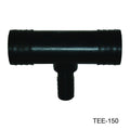 T-H Marine Reducing Tee Fittings - 3-Way Hose Barb Tees, Available in 3/4" to 1-1/2" Configurations