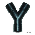 T-H Marine Y-118 Barbed Wye Y-Fitting, 3-Way, 1-1/8 Inch Hose Barb