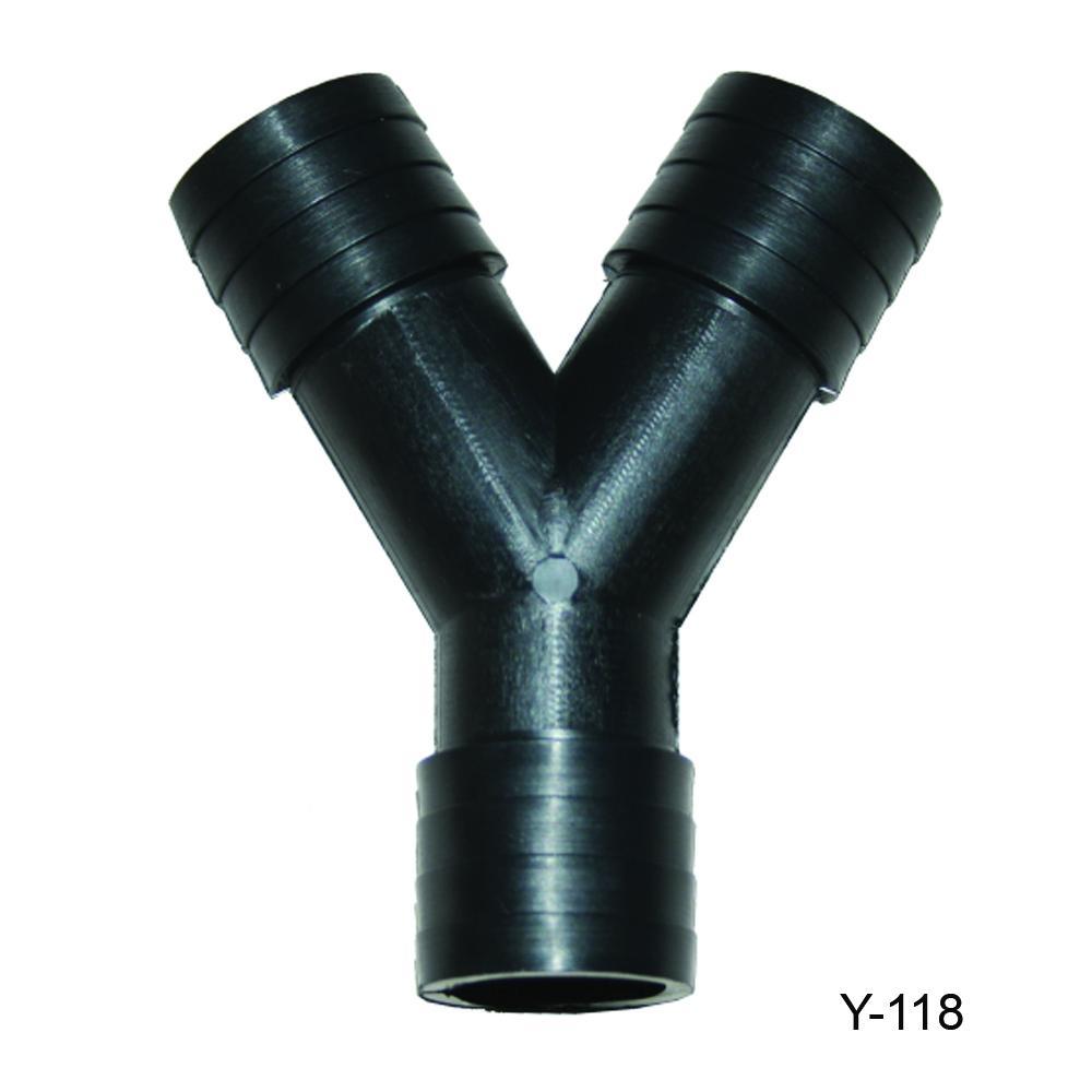 T-H Marine Y-750 Barbed Wye Y-Fitting, 3-Way, 3/4 Inch Hose