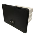 T-H Marine Sure-Seal Tackle Tray Box, 11 x 15 Inch Hatch with 3 Plano-Style Trays, Polar White