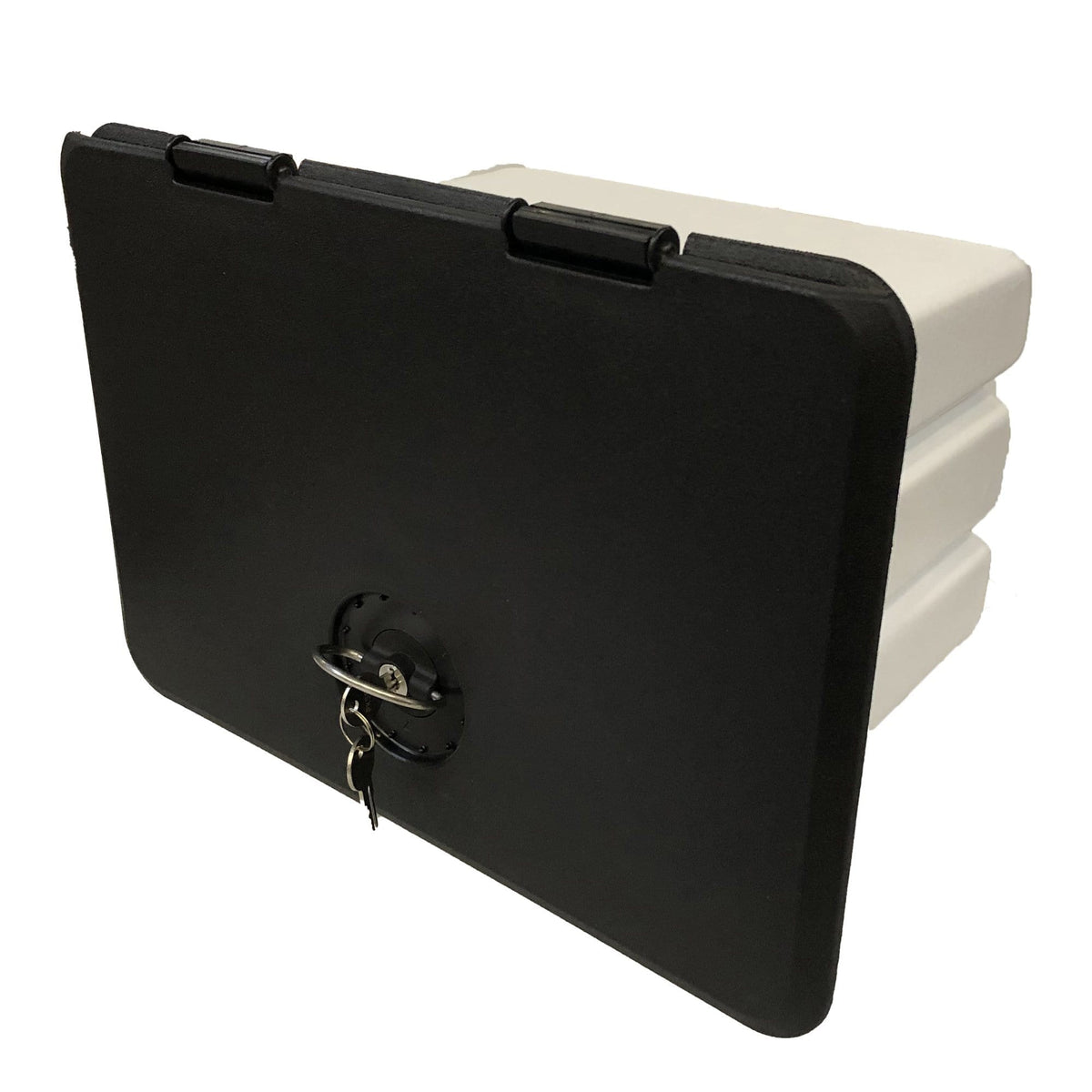T-H Marine Sure-Seal Tackle Tray Box, 11 x 15 Inch Hatch with 3 Plano-Style Trays, Polar White