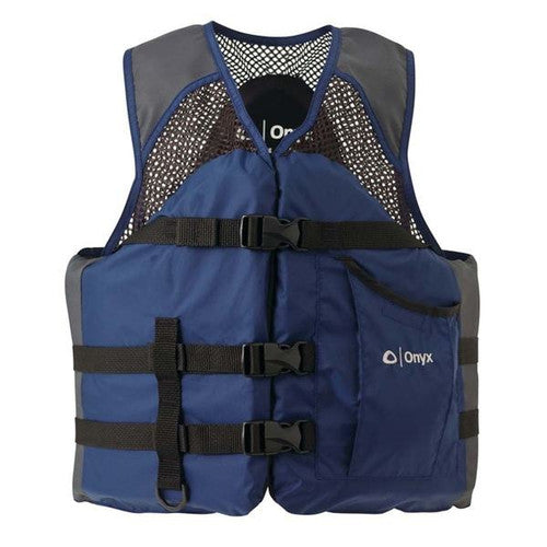 Onyx Mesh Classic Life Jacket - USCG Type III PFD, 2XL Navy