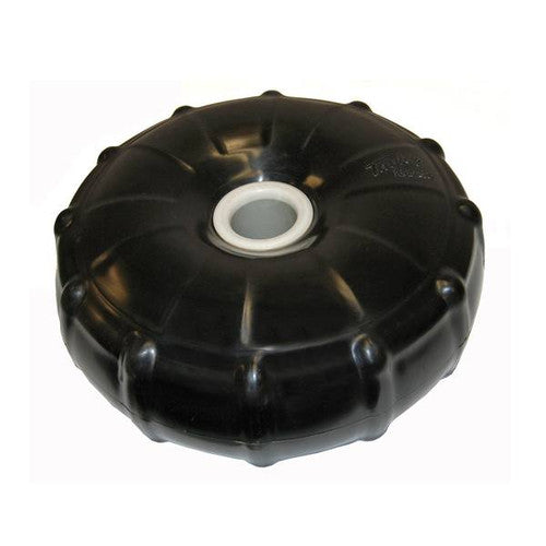 Taylor Made 14 Inch Dock Post Wheel, Black Marine-Grade Vinyl, Part 1214