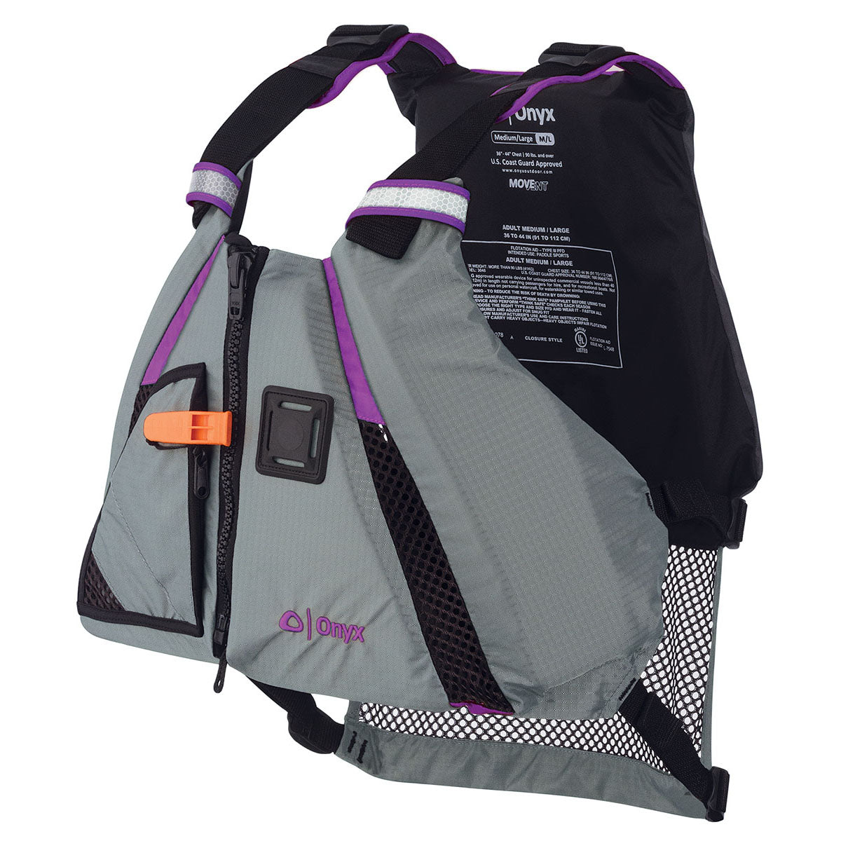 Onyx MoveVent Dynamic Life Jacket - USCG & Transport Canada Approved, X-Small/Small to Medium/Large