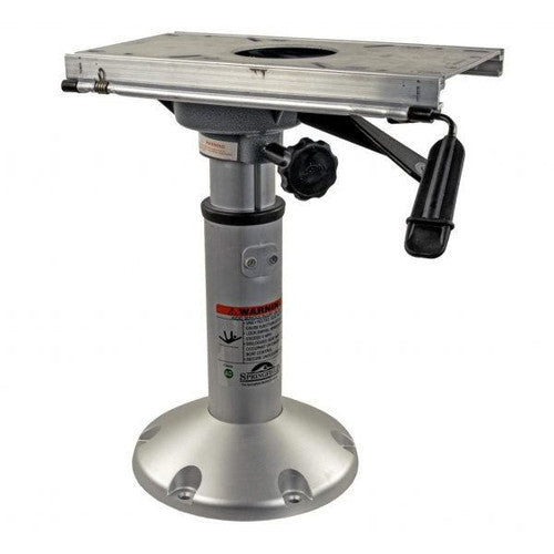 Springfield Mainstay 1250150-L1 Adjustable Pedestal, 2-3/8 Inch, 14.5-20.5 Inch, Slide and Swivel