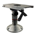 Springfield Mainstay 1250250-L1 Adjustable Boat Seat Pedestal, 2-3/8 Inch Post, Slide and Swivel, 12.5 to 16 Inches