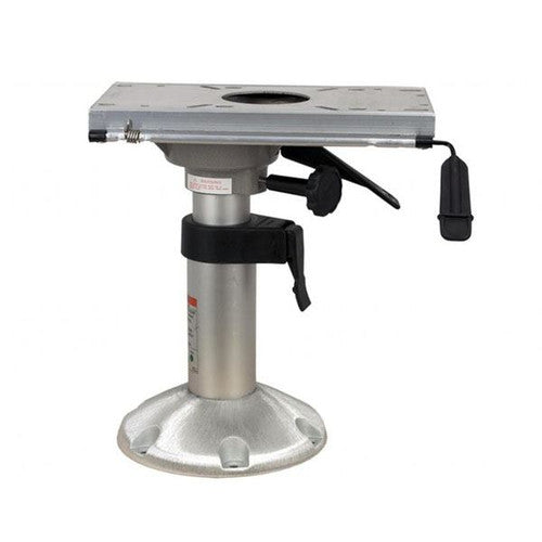 Springfield Marine 1253031-L Adjustable Height Boat Seat Pedestal, 2-3/8 Inch Post, 9 Inch Round Base