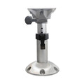 Springfield Explorer Adjustable Pedestal, 2-3/8 Inch Post, 13-5/8 to 16-5/8 Inches, Locking Trac-Lock Swivel
