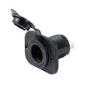 Marinco 12VRC Sealink Deluxe 12 Volt Receptacle, Black, 15 Amp