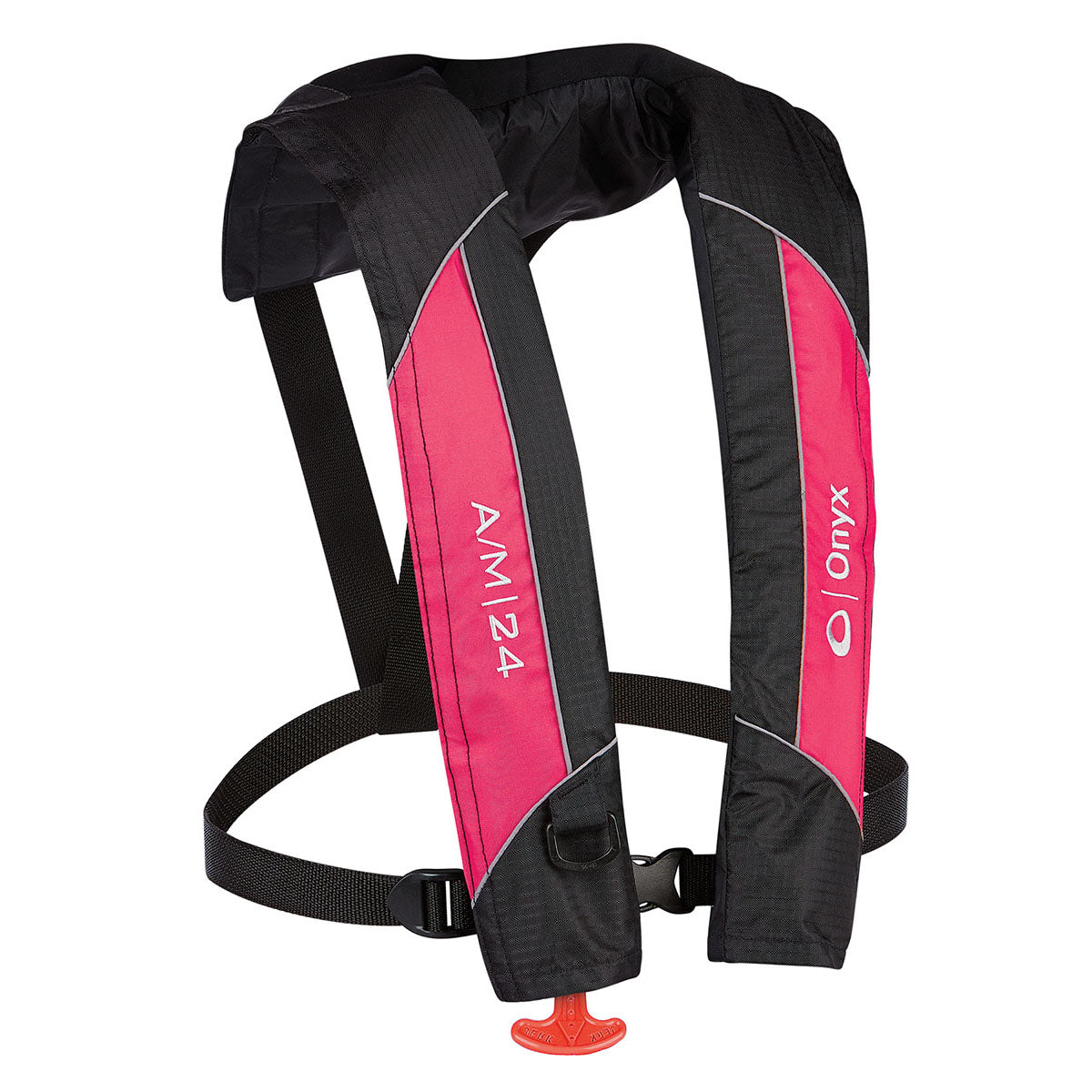 Onyx A/M-24 Automatic/Manual Inflatable Life Jacket, Pink, Adult Universal, Fits 30 to 52 Inch Chest