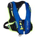 Onyx Impulse A/M-33 All Clear Automatic/Manual Inflatable Life Jacket - Blue, Adult Universal (30-65 in Chest)