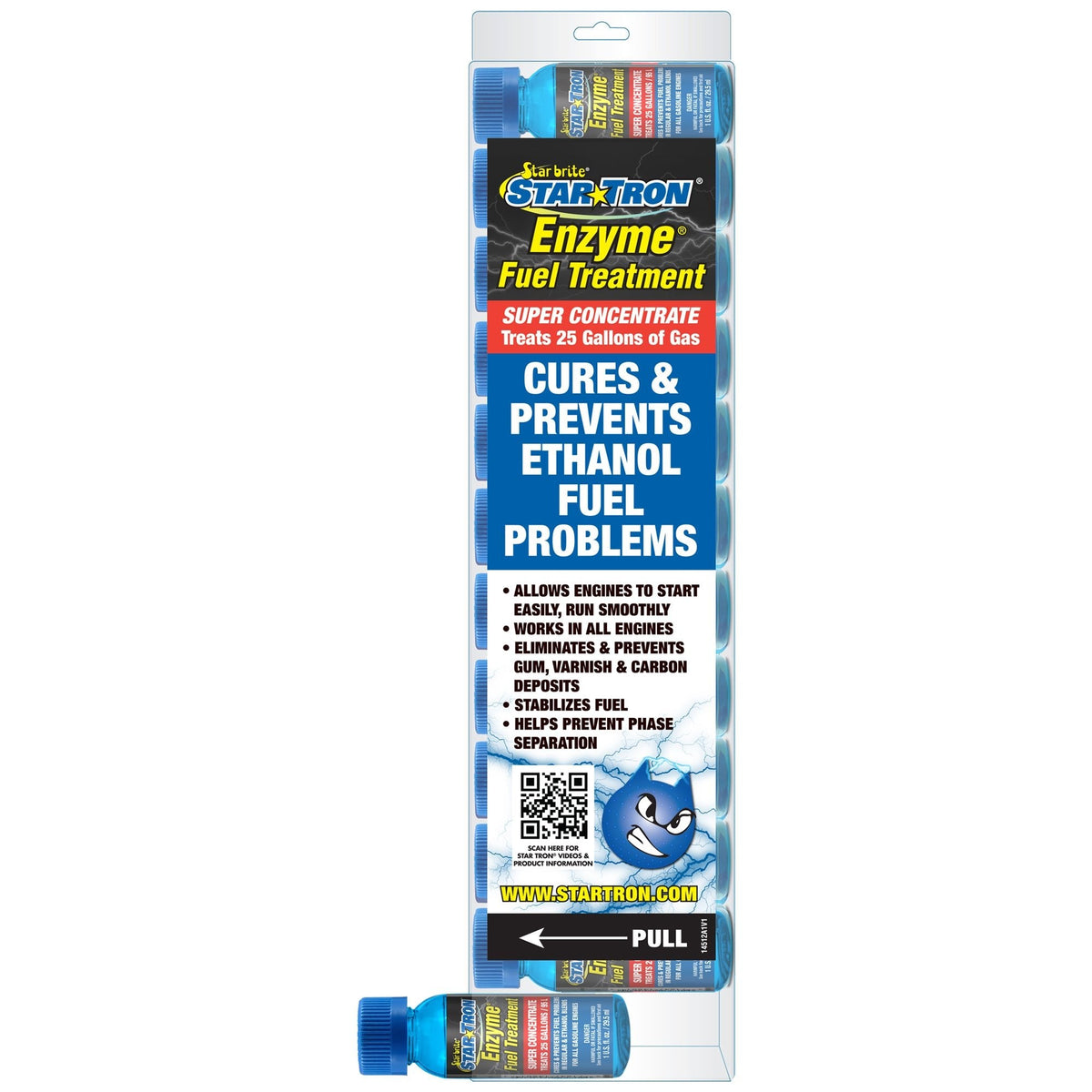 Star brite Star Tron Enzyme Fuel Treatment - Concentrated Diesel Formula, 1 oz Bottles, 12-Pack