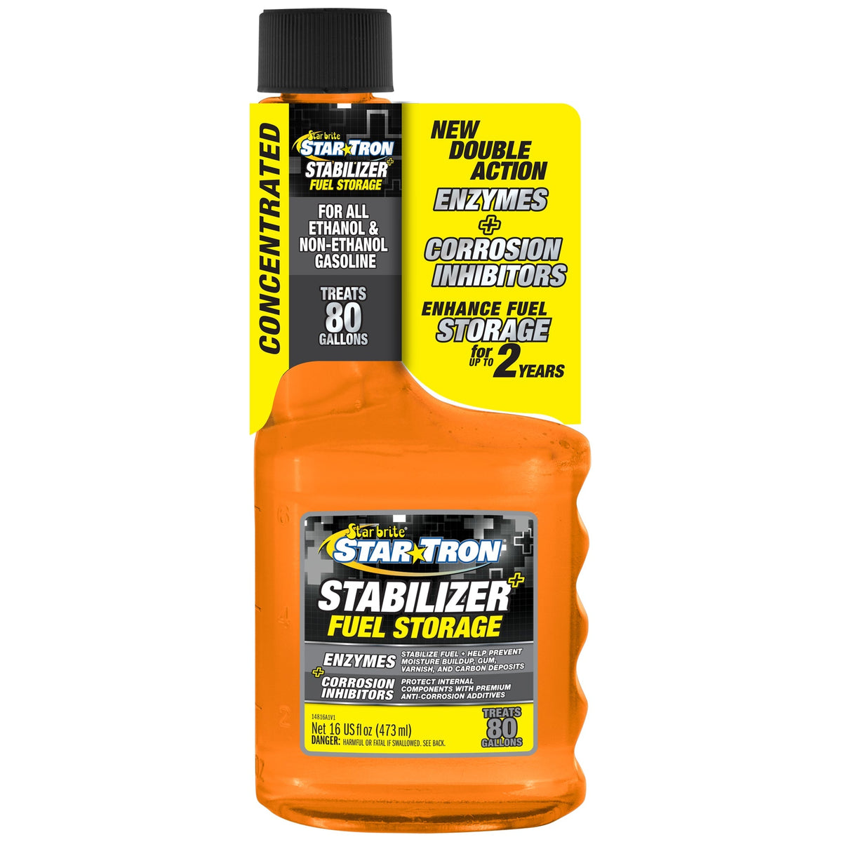 Star brite Stabilizer+ Fuel Storage Concentrate - Available in 8 oz to 16 oz