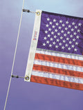 DUBRO Fishing Halyard/Outrigger Flag Clips - Stainless Steel, 2-Pack