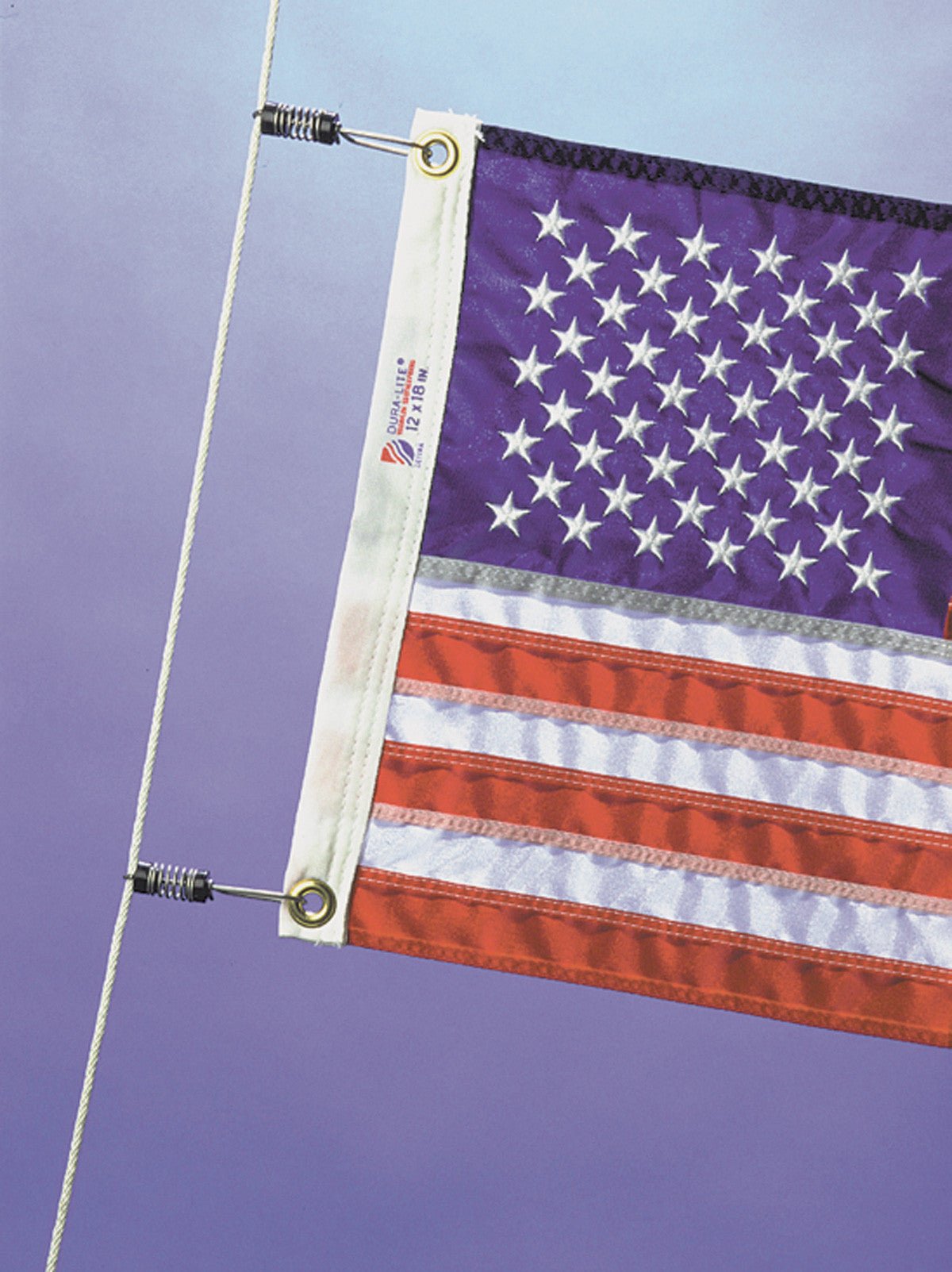 DUBRO Fishing Halyard/Outrigger Flag Clips - Stainless Steel, 2-Pack