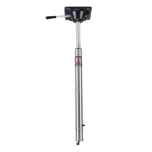 Springfield 1641019 Power-Rise Stand-Up Pedestal, 25-1/2 to 32-1/2 Inch Height, Stainless Steel