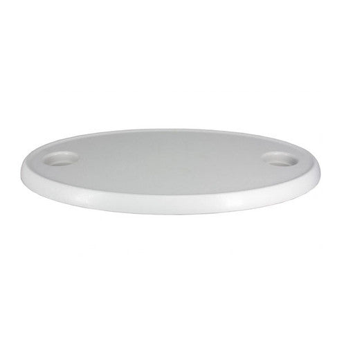 Springfield 1670006 Oval Boat Table Top, 18 x 30 Inches, White