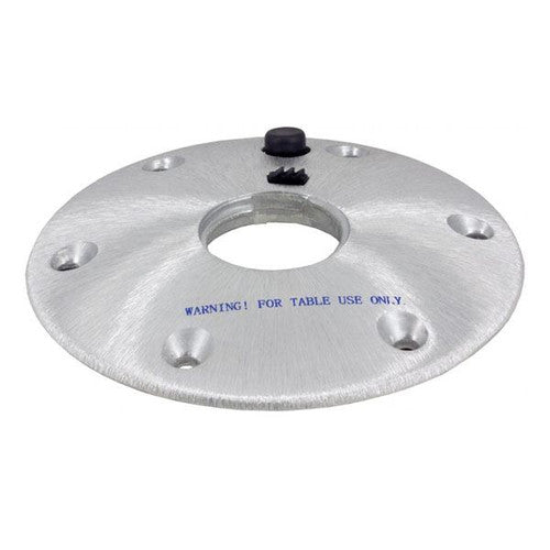 Springfield Threadlock Table Base 1690001-SL, Satin Anodized Locking Base, Single Unit