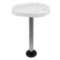 Springfield Party Platter Table Package, Large Boat Table with 5 Cup Holders