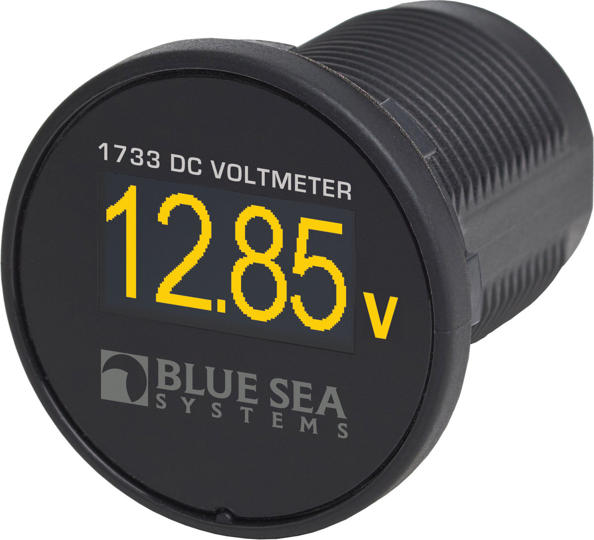 Blue Sea Systems 1733 Mini Analog DC Voltmeter, 8-16V DC, 1 Channel