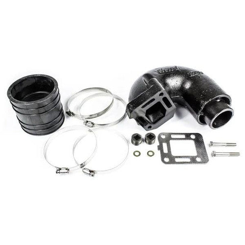 Sierra 18-1975-1 Manifold Riser with Exhaust Tube, Replaces Mercury Marine 12076A2, Fits MCM 2.5L & 3.0L/LX