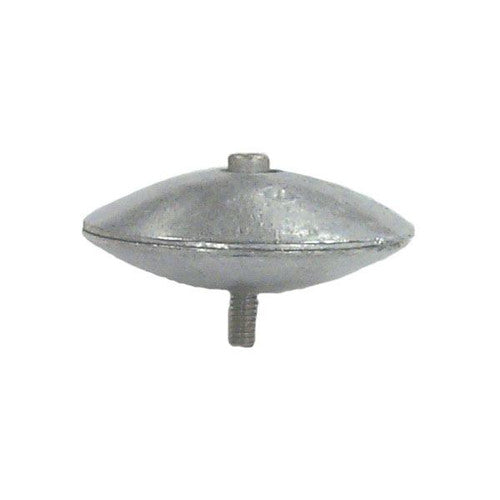 Sierra 18-6046 Marine Rudder Anode - Zinc, 2-13/16 Inch Diameter, Saltwater Use