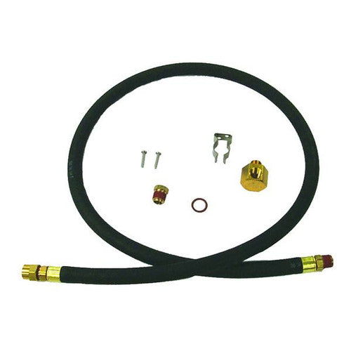 Sierra 18-7891 Oil Drain Kit for Mercruiser 224 CID (3.7L) Engines - 1/4 Inch-18 NPT Brass Adapter