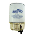 Sierra 18-7928-1 Racor-Style Fuel Water Separator Filter with AquaVue Bowl, 10 Micron, Replaces B32013