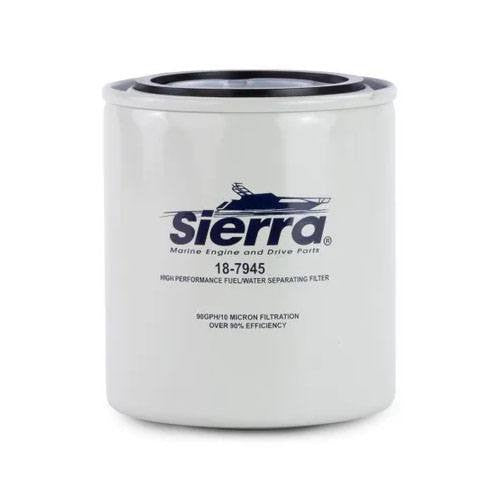 Sierra 18-7945 Fuel Water Separator Filter, 10 Micron, Replaces Mercury/MerCruiser 35-802893Q01