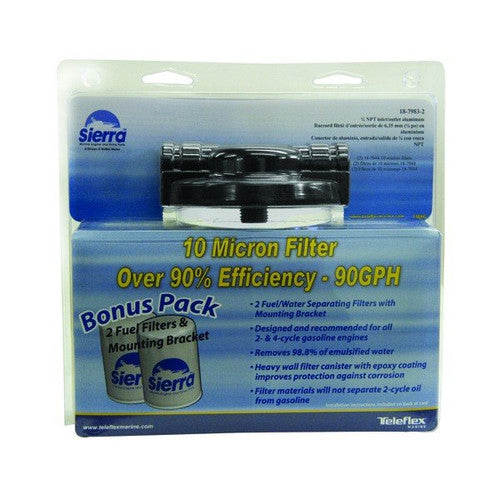 Sierra 18-7983 Mercury Fuel/Water Separator Filter - Available as Kit or Filter with Bonus Pack