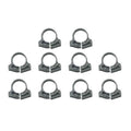 Sierra 18-8034-9 Snapper Clamp, Size 12, Clamp Range.670 -.780 Inch, Pack of 10