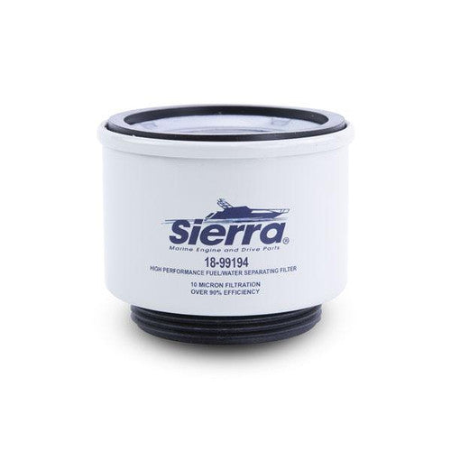 Sierra 18-99194 Canister Fuel Water Separator Filter, 2 Micron, Spin-On