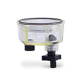 Sierra 18-99201 Aquavue Clear Collection Bowl - Fuel Filter Water Separator Bowl with Drain Valve