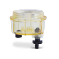 Sierra 18-99202 Aquavue Clear Collection Bowl - Fuel/Water Separator Filter Sight Bowl with Drain Valve
