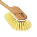 Shurhold Soft Brush With Handle, 6 Inch Deck Brush with 48 Inch Threaded Wooden Handle, Part 1960