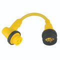 Marinco 1RPC Right Angle Shore Power Cordset Adapter, 30 Amp 125V
