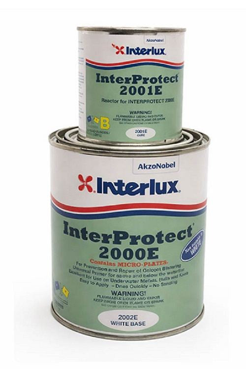 Interlux InterProtect Epoxy Barrier Coat Primer - Gray Gallon Kit & White Quart