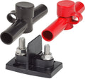 Blue Sea Systems PowerPost Insulated Battery Terminal Post 2018, 5/16 Inch and 3/8 Inch Studs, 48V DC