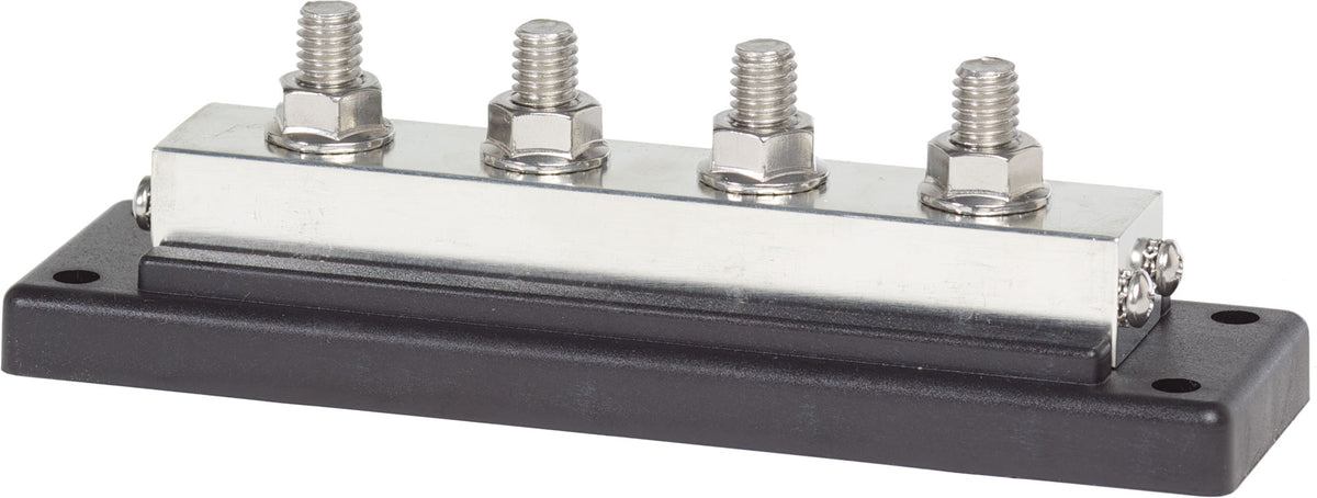 Blue Sea Systems PowerBar 600A BusBar, 4x 3/8-16 Terminal Studs (2104)