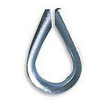 Whitecap 3/8 Inch Black Nylon Rope Thimble - 3650BP