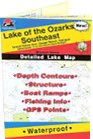 Fishing Hot Spots Lake of the Ozarks Waterproof Fishing Map L159