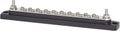 Blue Sea Systems 2302 MaxiBus 250 Amp Common Bus Bar, 20-Terminal 8-32 Screw, Without Cover